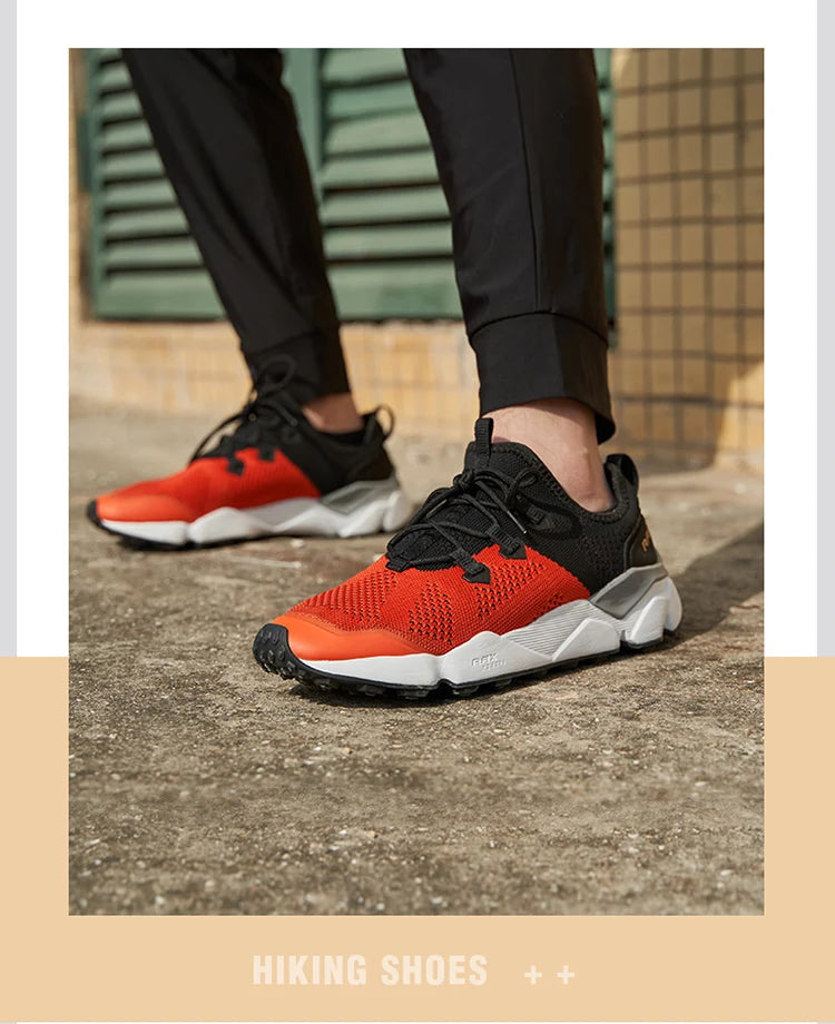 RAX Outdoor Breathable Hiking Shoes Men Lightweight Walking Trekking Wading Shoes Sport Sneakers Men Outdoor Sneakers Male