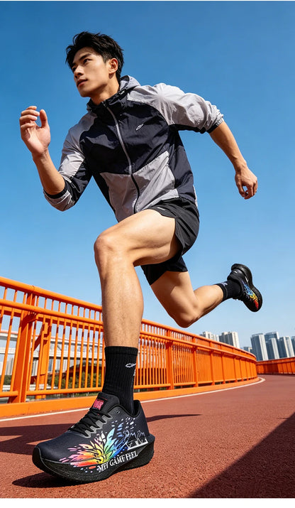 Scarpe da running 2026 con nuovo motivo Eagle, piastra in carbonio, scarpe sportive da maratona ultraleggere, traspiranti e ammortizzate per allenamento di corsa