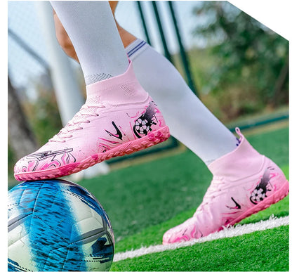 Nuove scarpe da calcio professionali da uomo antiscivolo, unisex, traspiranti, per futsal e sport, nuovi tacchetti ultraleggeri per dropshipping