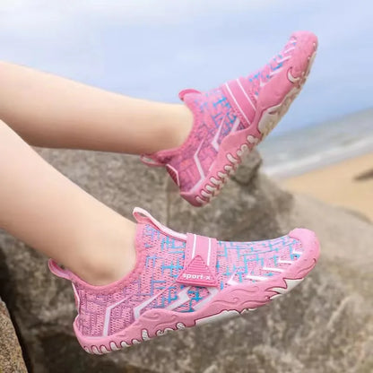 Nuevos zapatos de playa y buceo rápido para niños y niñas Qianjiang, zapatos de natación, calzado para fitness en interiores y zapatos de baño 29-38#