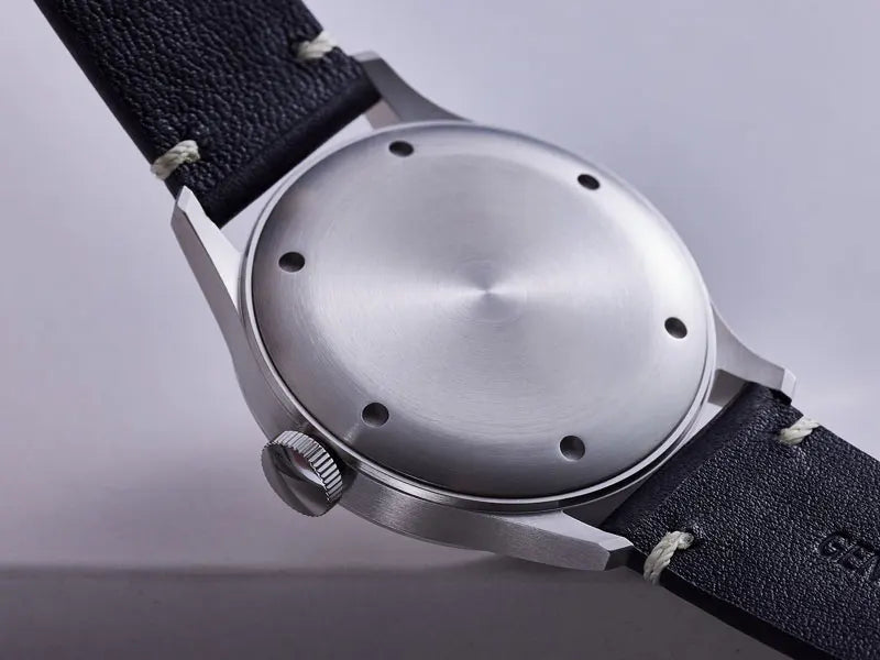 Milifortic 38MM Minimalist Jumping Hour Auto Watch Man R088 Sapphire Crystal 10ATM Vintage Stainless Steel Mechanical Watches