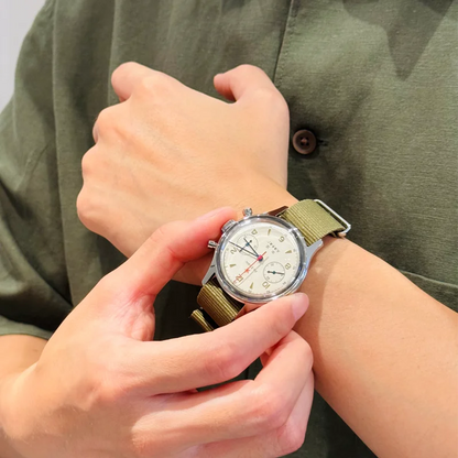 Relógio mecânico masculino Seagull 1963 International Edition Pilot Clock ST1901, cronógrafo retro de pulso, aviação da Força Aérea, novo