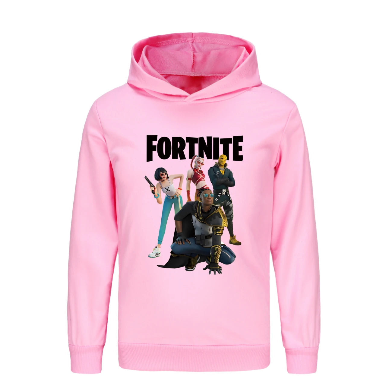 Felpa con cappuccio Fortnite per bambini, abbigliamento da principessa per bambine, abbigliamento moda per neonati, vestiti da maschietto, felpa primavera autunno, top per bambini 4403