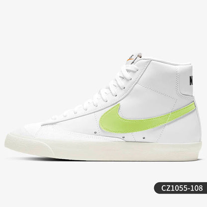 Zapatillas casual antideslizantes de media caña Nike Authentic Blazer para mujer con diseño envolvente CZ1055-108