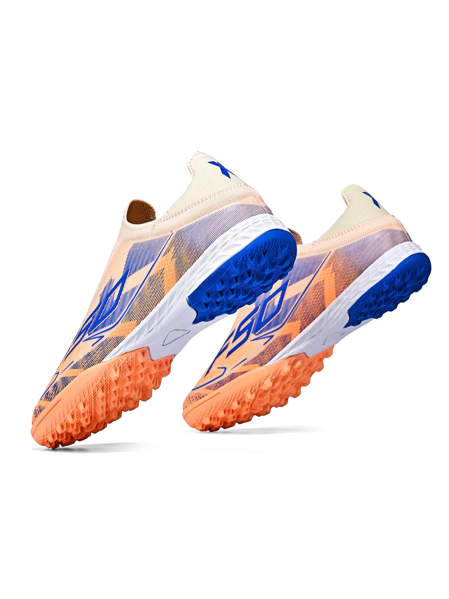 TF Soccer Cleats Men Women Kids PU Synthetic Upper Rubber Outsole Wear-resistant Non-slip Training Shoes