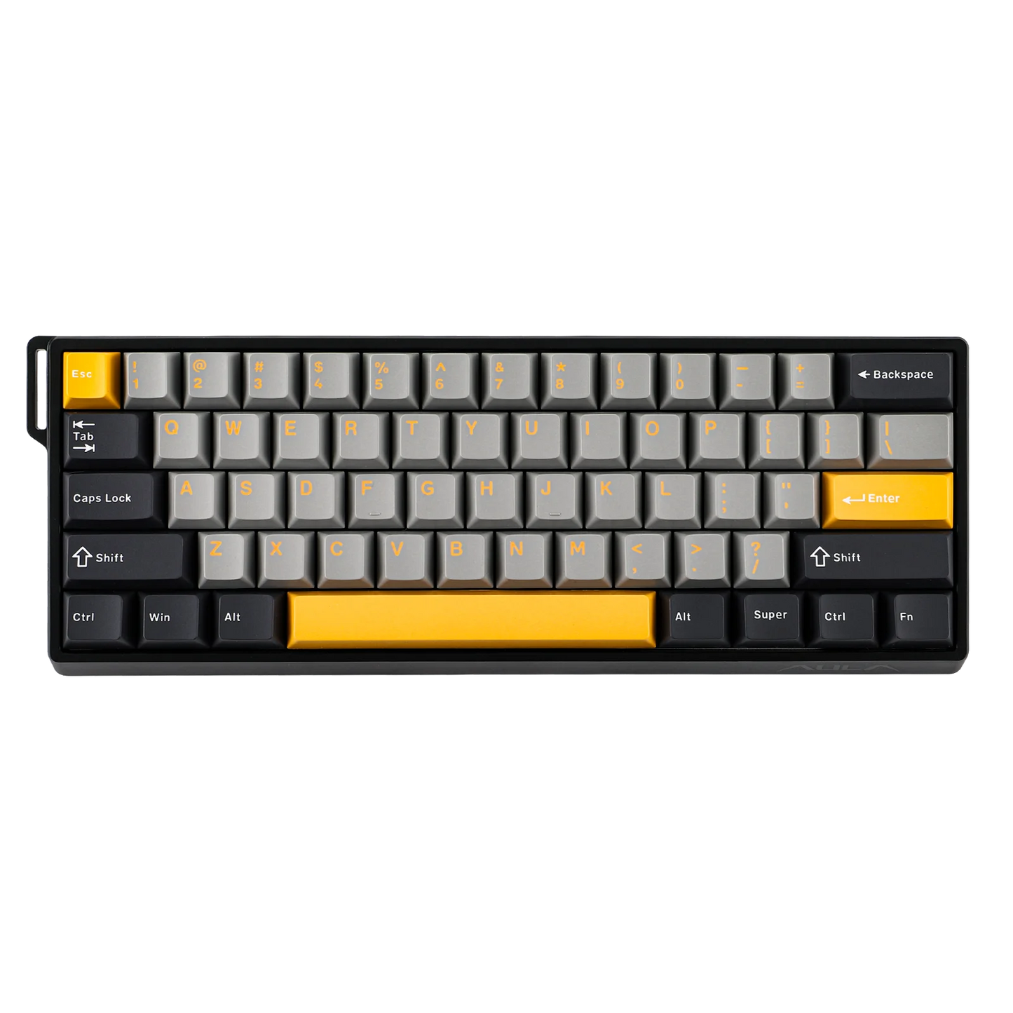 Teclado mecánico con cable AULA WIN60 HE/WIN60 HE MAX 60% con estructura tray-mount hot-swap e interruptores magnéticos Hall Effect