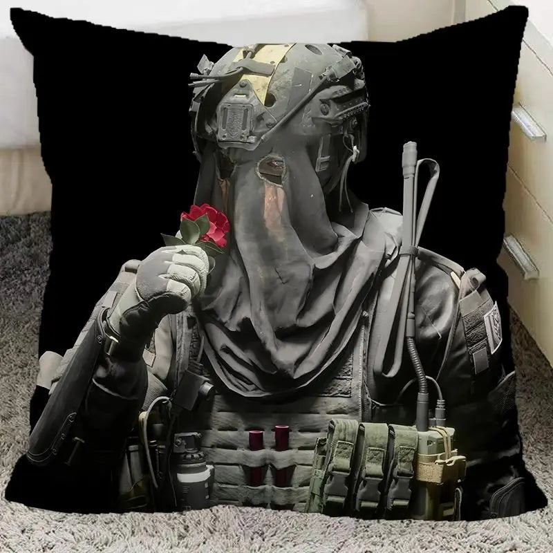 Anime Call of Duty Ghost Keegan Konig Cosplay 45CM Throw Pillows Soft Waist Sofa Cushion Throw Bedroom Pillows