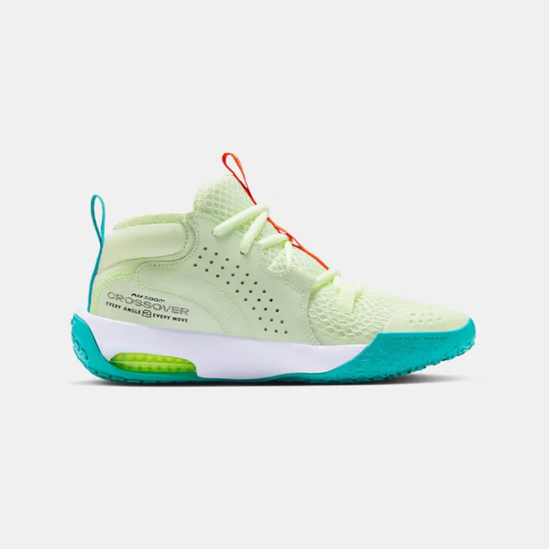 Nike Basketball Shoes for Women with Strong Wrapping and Stable Foot Support for Outdoor Training, New Air Zoom Crossover 2, Comfortable and Durable for Daily Wear, Low-Top Casual Shoes, Fashionable and Trendy, Fresh Mint Gre