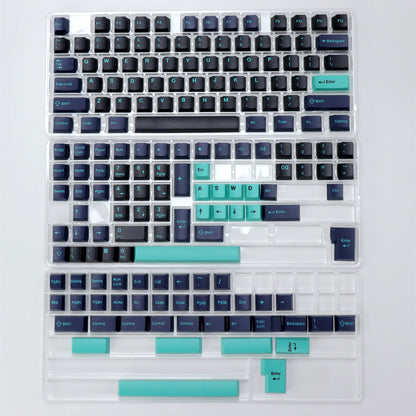 KBDiy 174 teclas/set teclas PBT GMK Apollo Double Shot minimalistas perfil ISO Cherry para teclado mecánico gaming, compatibles con MX