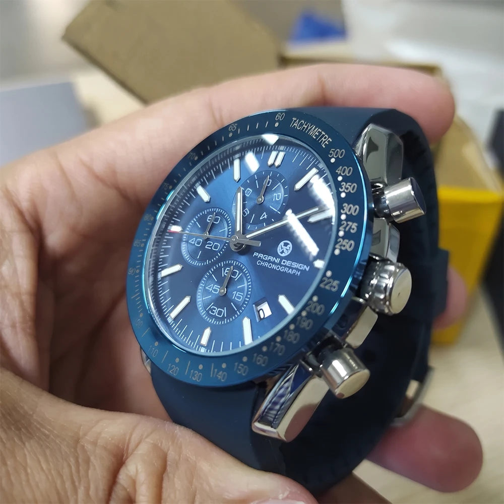 PAGANI DESIGN 45MM 2026 Relógio masculino de quartzo 30M impermeável, luxo business em aço inoxidável Relogio Masculino 5140