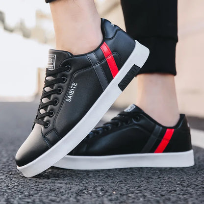 Scarpe casual da skateboard da uomo, scarpe bianche per il tempo libero all’aperto, sneakers traspiranti da camminata, scarpe basse, scarpe da uomo 39-48
