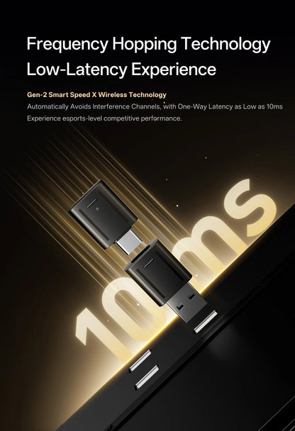 ATK N9 Pro Ultra Wireless Headset with Mic 7.1 sound Four Mode E-sports lightweight headphone Low latency noise reduction gift