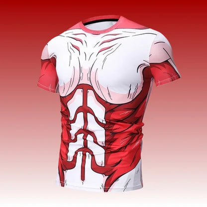 New Football Jerseys Japanese Anime Bandai Dragon Ball Goku Saiyan T-shirt Sporty Street Loose for Men and Children Christmas