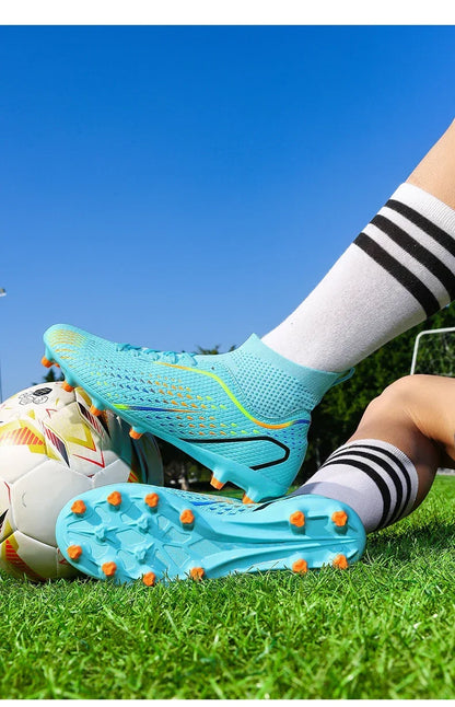 Men's Football Field Boots Ultralight Turf Indoor Society Training Soccer Shoes Cleats for Kids Sneakers TF/FG Football Shoes