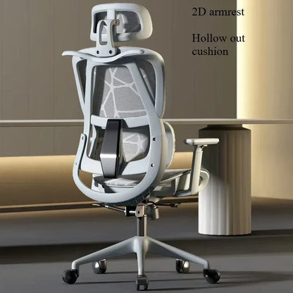 Ergonomic Gaming Chair with 3D Headrest, Adjustable Armrests, Lumbar Support, Reclining Computer Desk Chair with Footrest for Office & Gaming