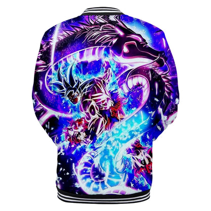 Dragon Ball Goku Kid Men Zipper Hoodie Cartoon Japan Style Anime Women Sweatshirt 2025 New Fashion Children Jackets Coat