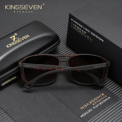 Lunettes de soleil polarisées de la marque KINGSEVEN, design classique, protection UV400, pour hommes et femmes, lunettes de sport et de plein air