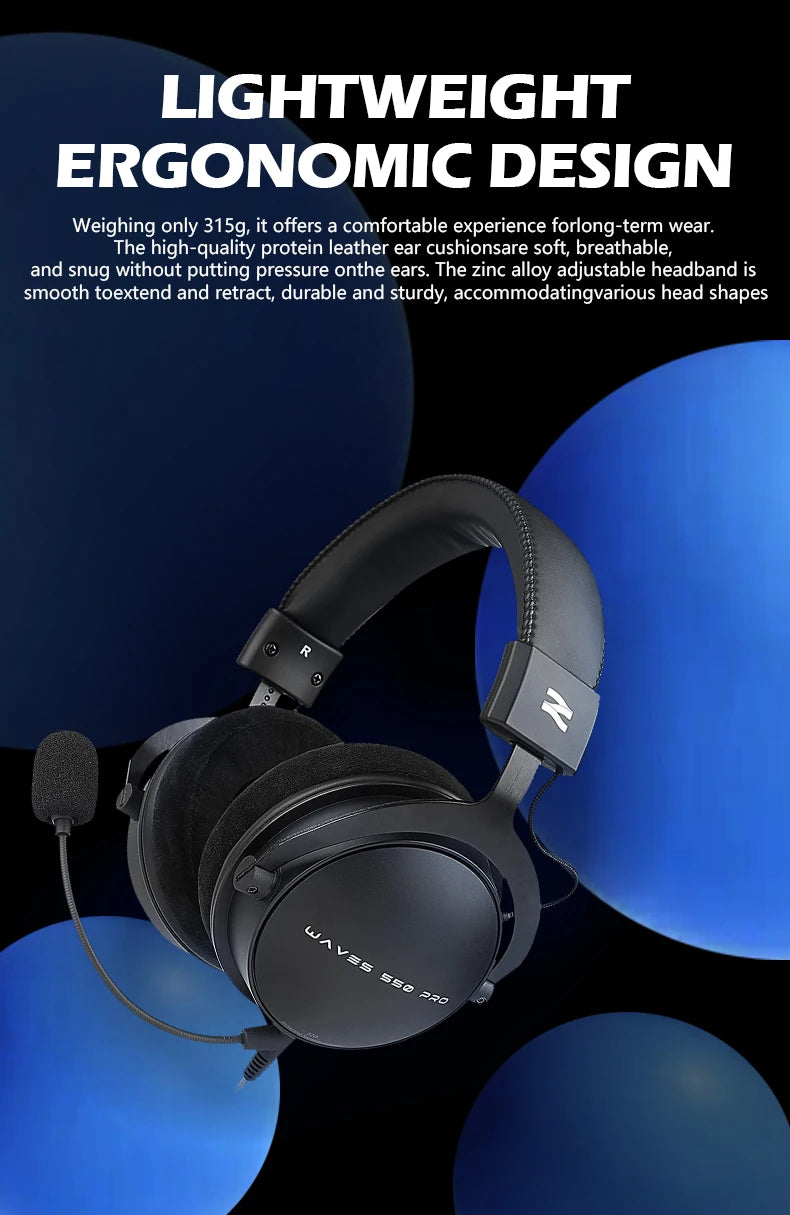 Auriculares de estudio TALOMEN W550x – Auriculares profesionales de monitorización para DJ, circumaurales y con cable, con transductores de 50mm y cable desmontable