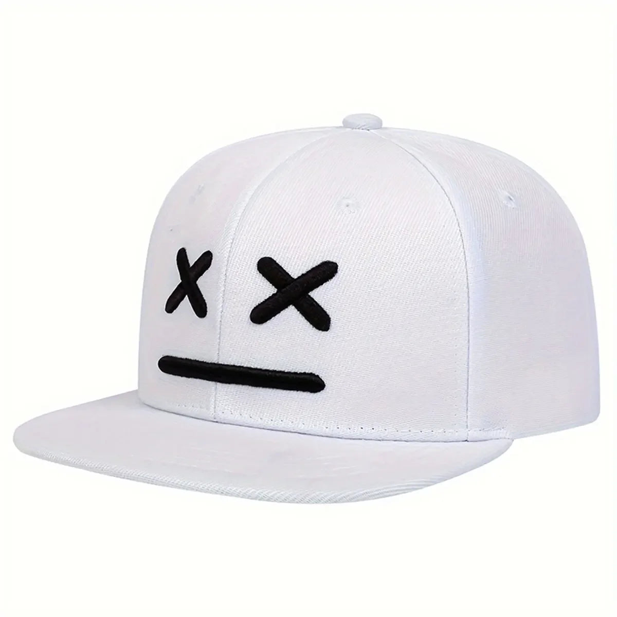 Unisex XX Smiling Face Embroidery Hip-hop Hats Spring Autumn Adjustable Casual Snapback Baseball Caps Sunscreen Hat Sports Cap