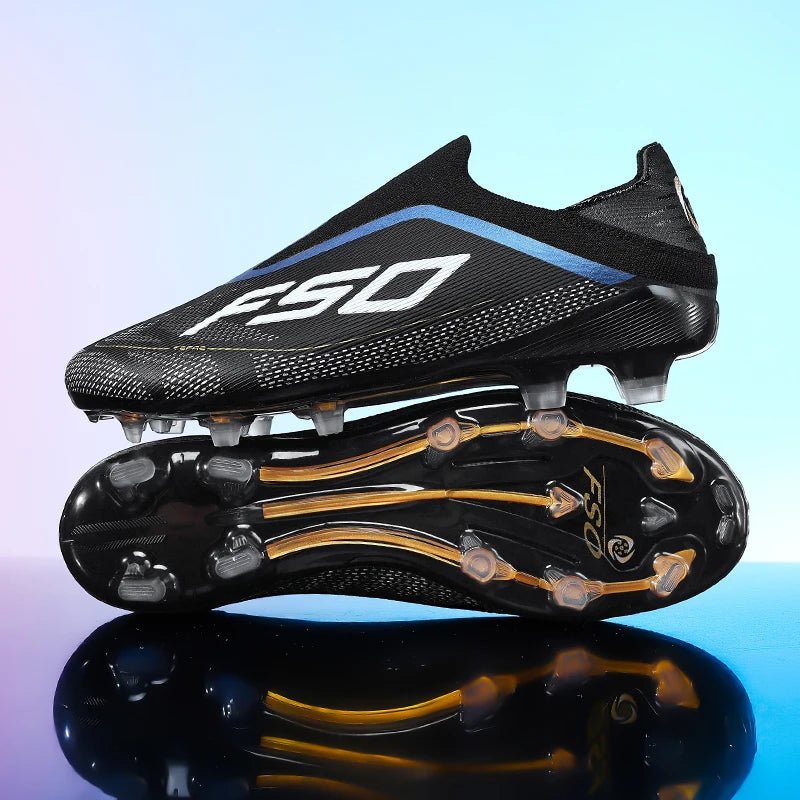 New Men Soccer Shoes Hot-selling Grass Cleats High-quality Match Outdoor Football Boots Non-Slip Boys Sneakers High-top Light