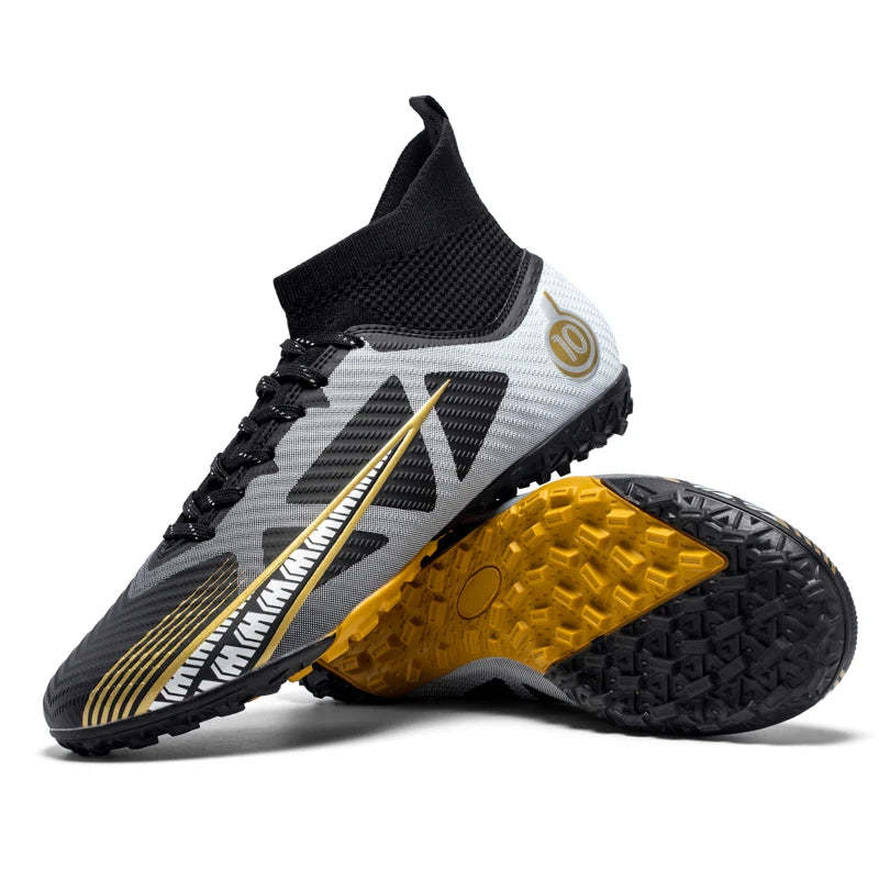 Chaussures de football pour hommes, chaussures de football professionnelles originales résistantes, ultralégères, de qualité supérieure, antidérapantes, rapides