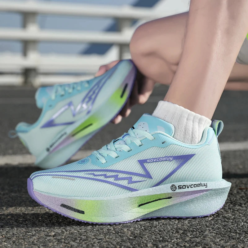 Men Running Shoes Breathable Non-slip Outdoor Sports Tennis for Women's Casual Sneakers Marathon Jogging Walking Flat Shoes