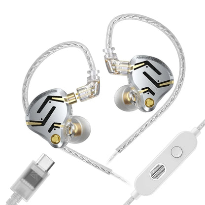 KZ ZS12 PRO 2 Hybrid-IEM-Kopfhörer – HiFi-Bass kabelgebundene Gaming-Ohrhörer mit superlinearen Treibern