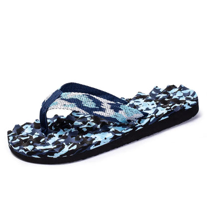 Pantoufles d'intérieur décontractées pour hommes, tongs, sandales de plage, diapositives plates coordonnantes, chaussures de maison, été