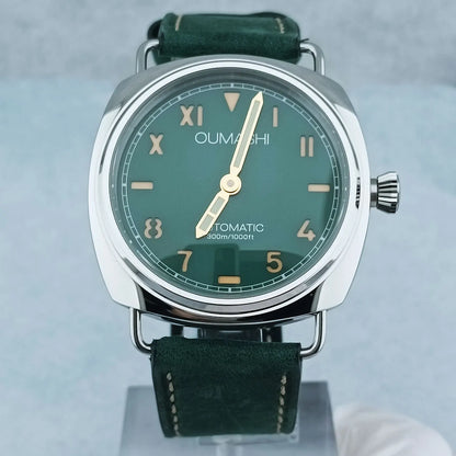 46mm Men's Watch Manual Winding Seagull ST3600 Movement Sapphire Glass Waterproof 316L Stainless Steels Custom Watch
