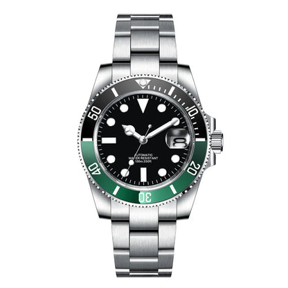 Custom watches Luxury Sapphire MIYOTA/NH35 Automatic Wristwatch Mechanical Mens Watch Sterile Dial Ceramic 10Bar Lume Male Clock