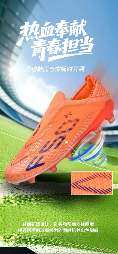 Nuevas botas de fútbol para hombre, tacos para césped, futsal, cómodas, ultraligeras, FG, antideslizantes, para interior y adultos