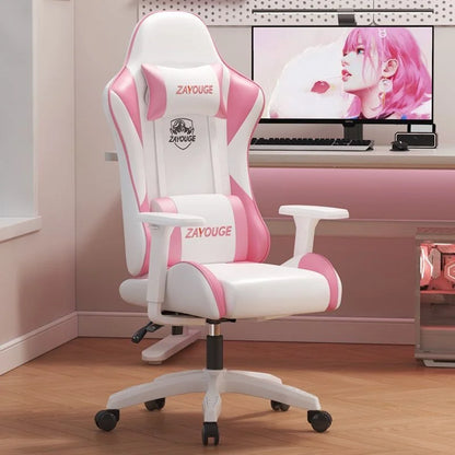 Cadeira de Escritório Gaming Reclinável AOLIVIYA para Computador em Casa, Rotativa, com Elevação, Encosto e Apoio para Pés, para Cybercafé e E-Sports