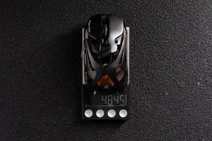 Angry Miao Infinity Gaming Wireless Mouse Metal Ultralight Hollow Hot-Swappable PAW3950 Dual 8K Wired Tri-Mode