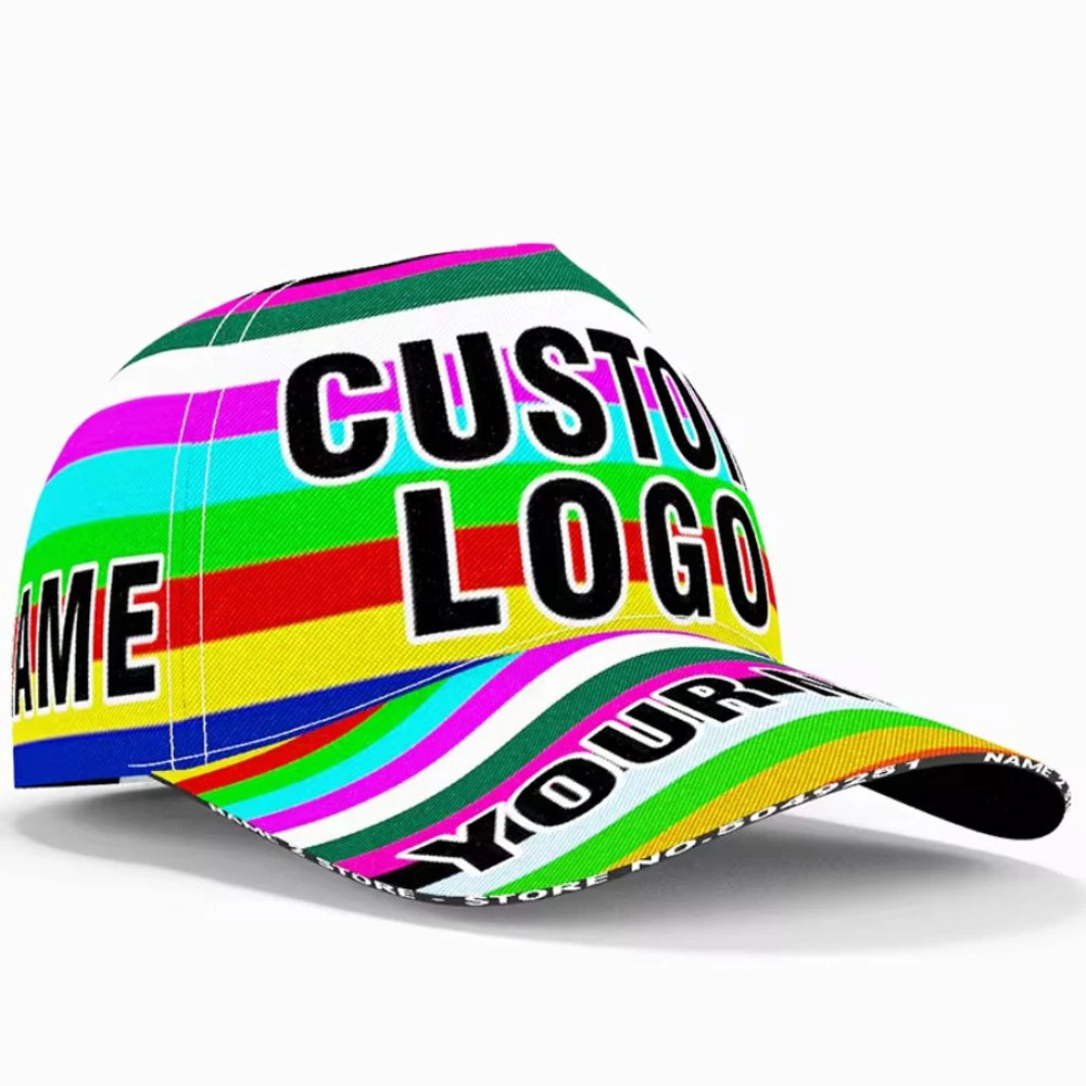 Casquette de baseball personnalisée « Haïti » avec nom, numéro et logo d'équipe – Hti – Pays – Voyage – Nation française – Drapeau de la République d'Haïti