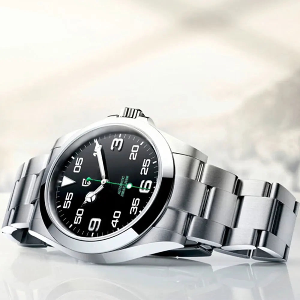 PAGANI DESIGN Orologio da uomo Top Brand 20bar impermeabile, orologio meccanico classico di lusso con vetro zaffiro, orologio automatico da polso da uomo