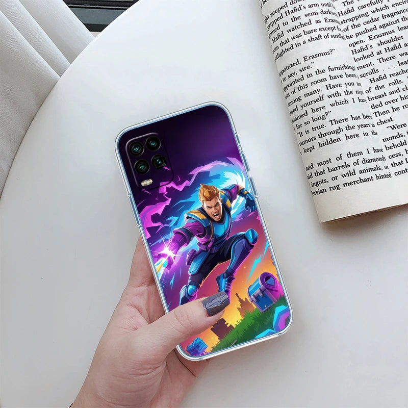 F-Fortnites-Poster transparente Handyhülle für Samsung Galaxy A04 A04S A14 A23 A34 A54 M23 M33 M52 M53