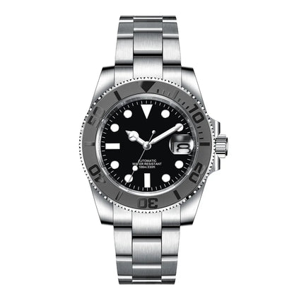Custom watches Luxury Sapphire MIYOTA/NH35 Automatic Wristwatch Mechanical Mens Watch Sterile Dial Ceramic 10Bar Lume Male Clock