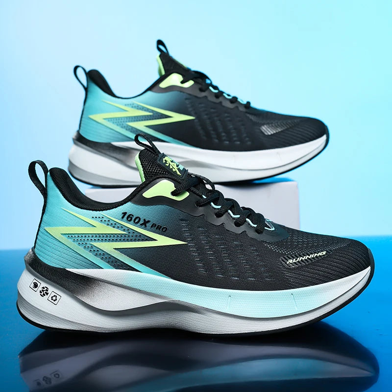 Running Shoes Speciality Marathon Men Sports Breathable Lightweight Carbon Board Women's Comfortable Athletic Nonskid Sneakers