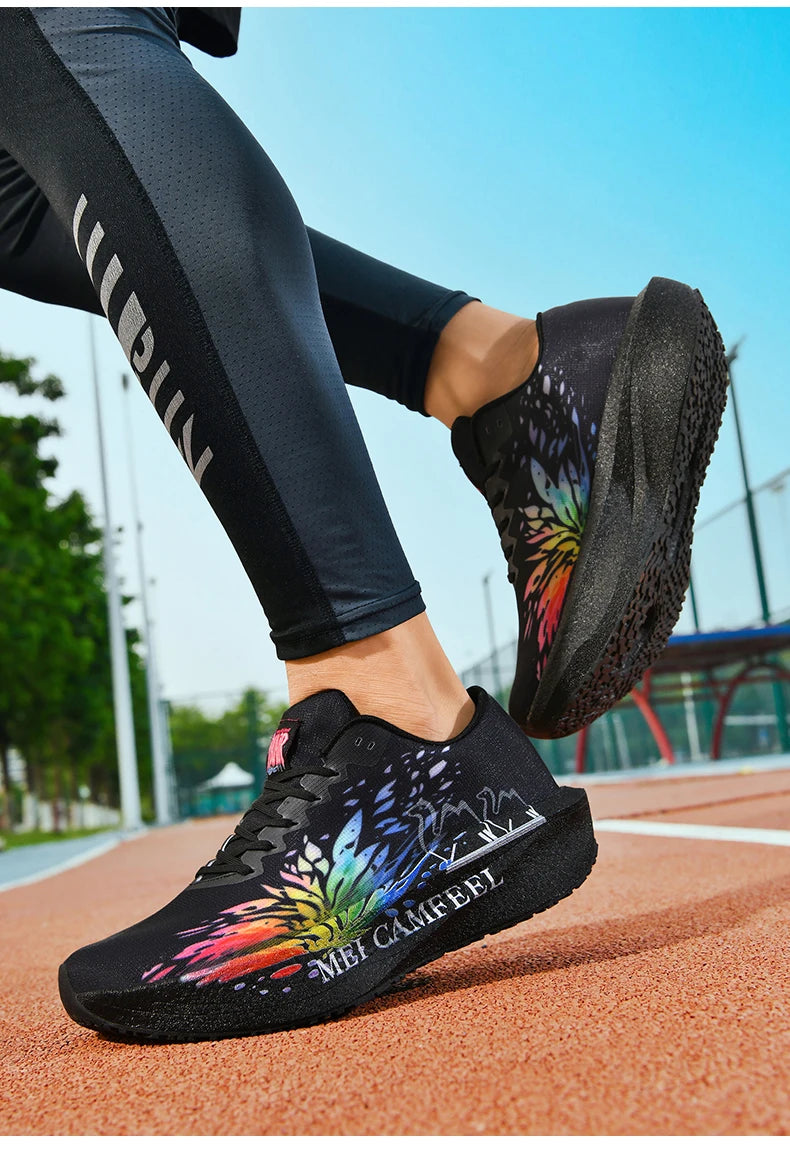 Scarpe da running 2026 con nuovo motivo Eagle, piastra in carbonio, scarpe sportive da maratona ultraleggere, traspiranti e ammortizzate per allenamento di corsa