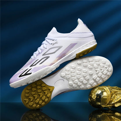 New Men Football Boots Match Grass Cleats High-quality Soccer Shoes Futsal Sneakers Non-Slip Indoor Hot-selling High-top Outdoor