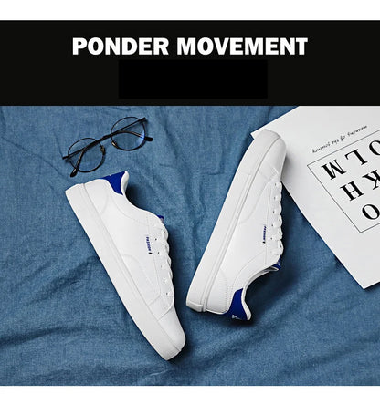 Scarpe casual da skateboard da uomo, scarpe bianche per il tempo libero all’aperto, sneakers traspiranti da camminata, scarpe basse, scarpe da uomo 39-48