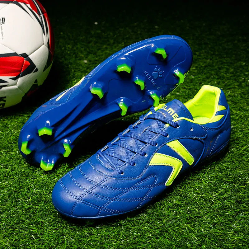 KELME FG nogometne kopačke Originalne tenisice od goveđe kože za muškarce Profesionalne za travu Protuklizne sportske trenažne nogometne kopačke ZX80011018