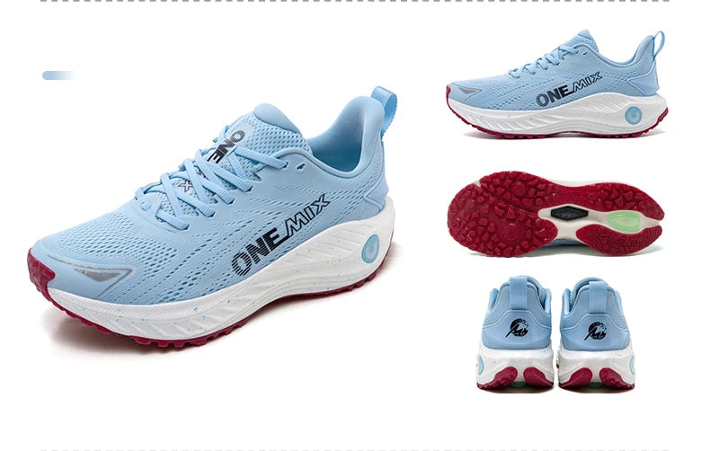 ONEMIX chaussures de course décontractées respirant été chaussures de Jogging hommes légers femmes chaussures de sport en plein air mâle coussin chaussures de sport