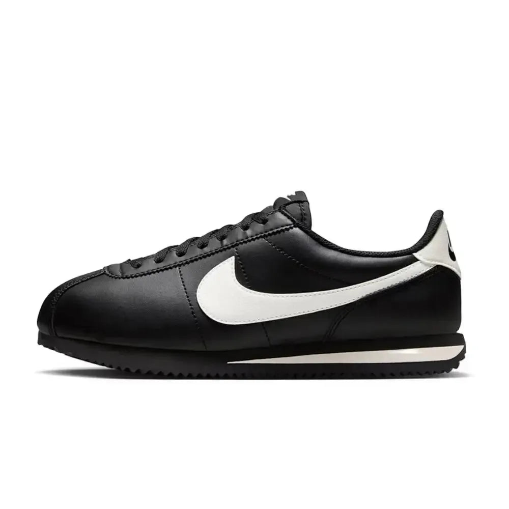Nike Cortez Women's Casual, Lightweight, Durable, and Non-Slip Commuting and Running Shoes in Black and White DN1791-006
