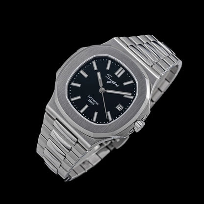 Orologio da uomo Sugess automatico meccanico, movimento Miyota 9015, quadrante MOP, luminoso, impermeabile 5bar, bracciale di lusso S466