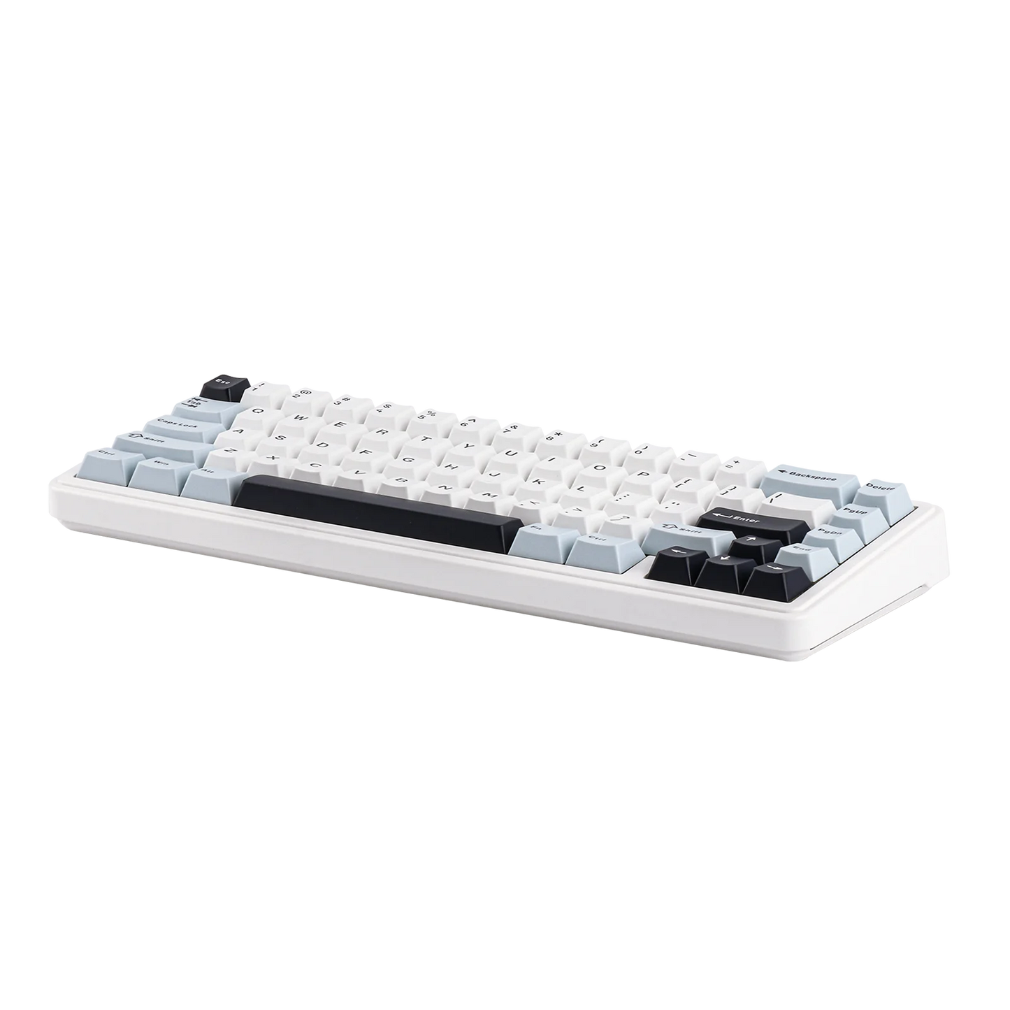 Teclado mecánico EPOMAKER x AULA F65 con distribución 65%, hot-swap, montaje gasket y conexión con cable/Bluetooth/inalámbrica 2.4G para Mac/Win