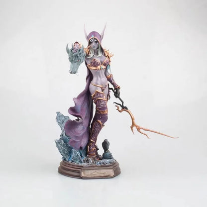 Sylvanas Windrunner World Of Warcraft actionfigurer Dronningen af de udøde håndlavet modelkollektion pynt børnegaver legetøj