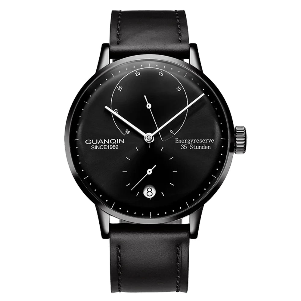 GUANQIN Mechanical Business Watch Men Luxury Brand Luminous Stainless Steel Strap Wrist Mens Automatic Watches Clock relogio BYR