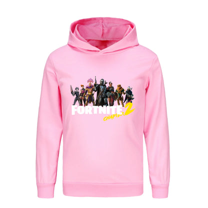 Fortnite Hoodie Kids Baby Cartoon Clothing Unisex Boys Long Sleeve Hooded Sweatshirts Youth Girls Casual Coats 1007