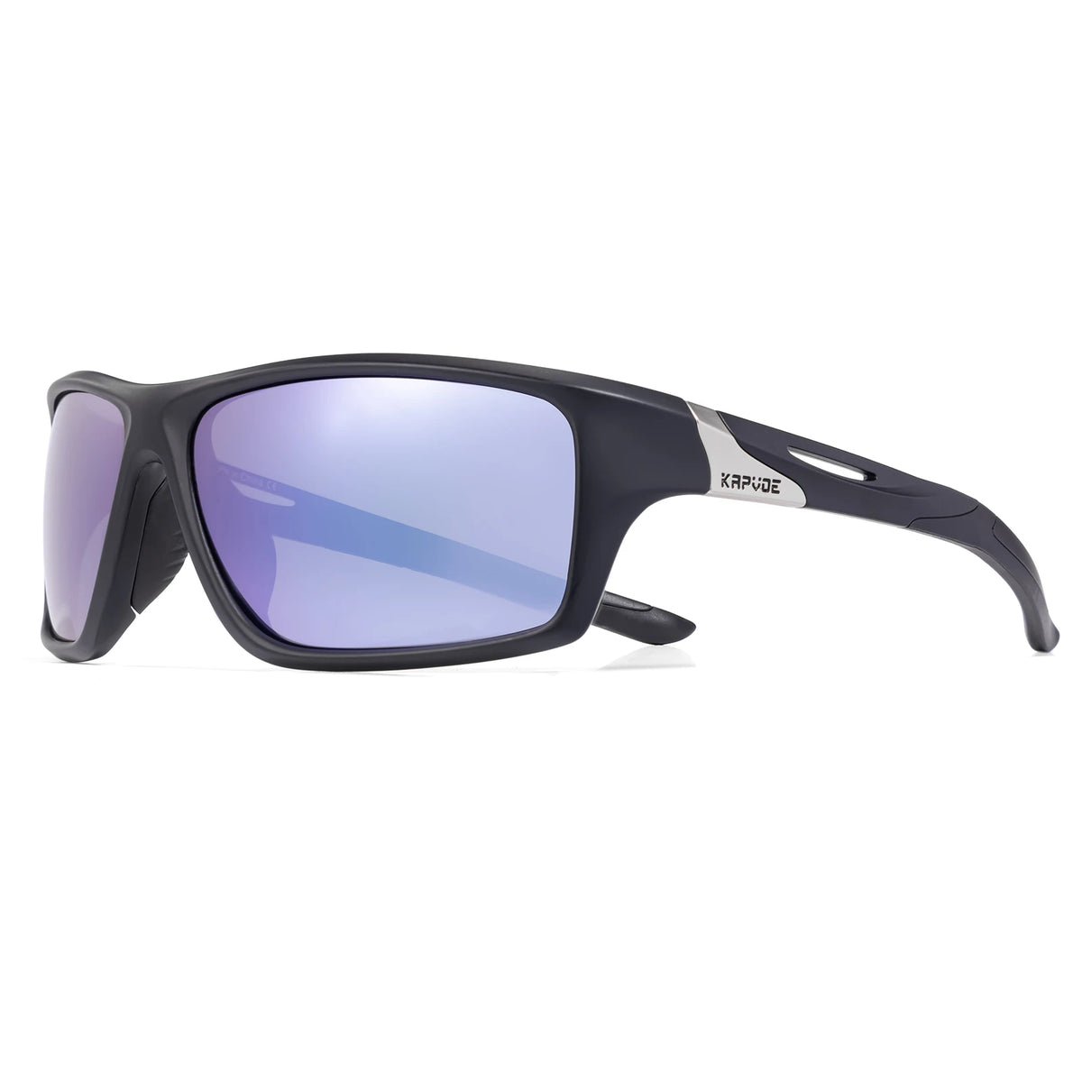 Kapvoe Polarisierte Angel-Sonnenbrille Radfahren Herren Damen UV400 Fahrradbrille Sportbrille Fahrradbrille MTB-Fahrradbrille